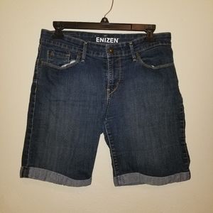Denizen from Levi's knee jean shorts